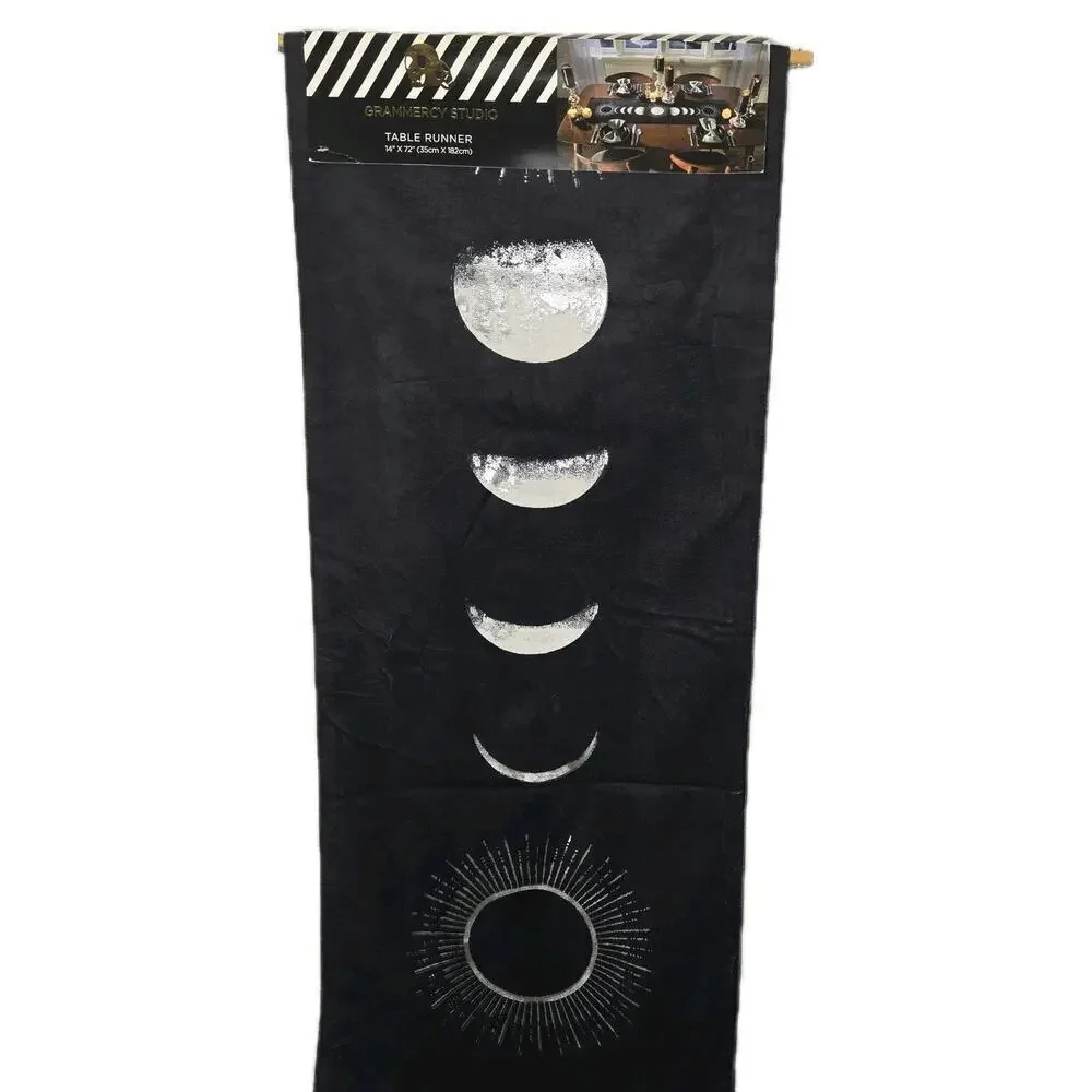 Phases Of Moon Table Runner 14x72